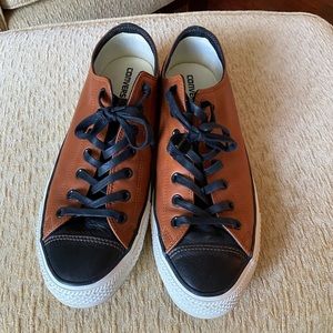 Leather converse